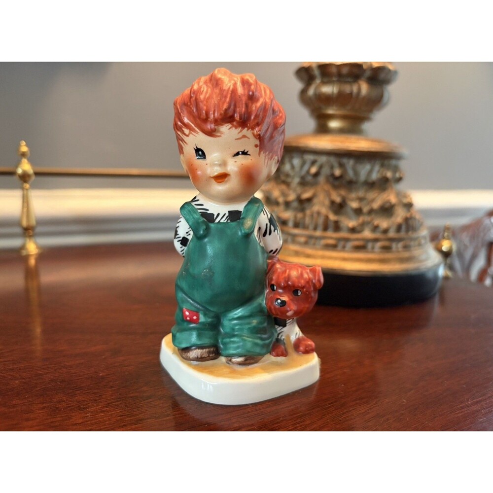 Vintage Goebel Redhead Figurine by Charlot BYJ-2 The Roving Eye 1957